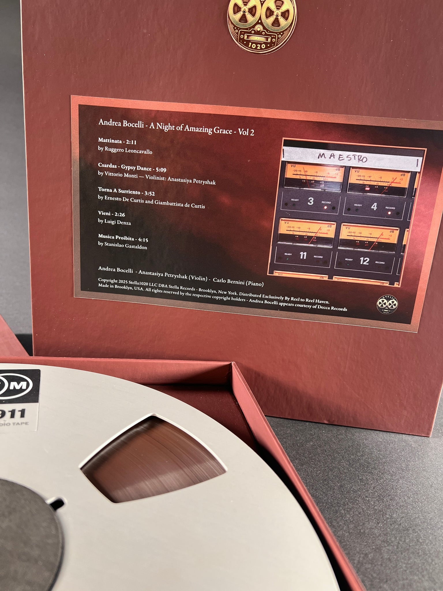 NEW Andrea Bocelli  - Master Tape Copy