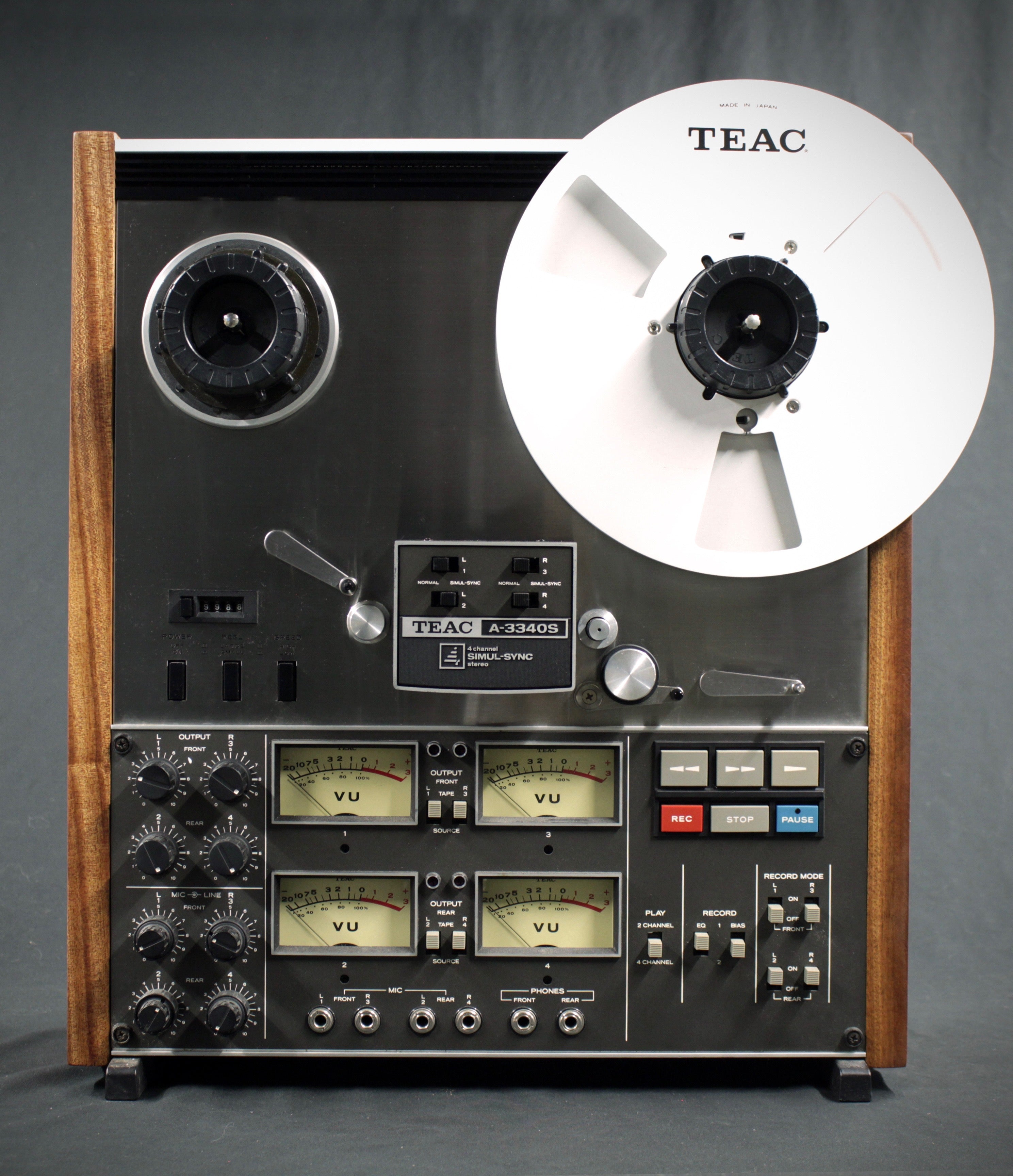 TEAC TZ-440 Smoked Plastic Reel To Reel DUST COVER 3340 3440 a3340s ULTRA  RARE!! Photo #3057618 - US Audio Mart