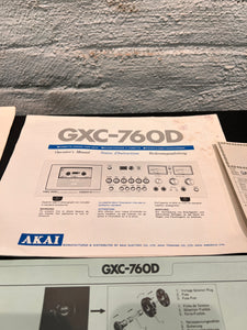 Akai 270D-SS Tape Recorder AND Akai GXG-760D (With Tapes for Each)