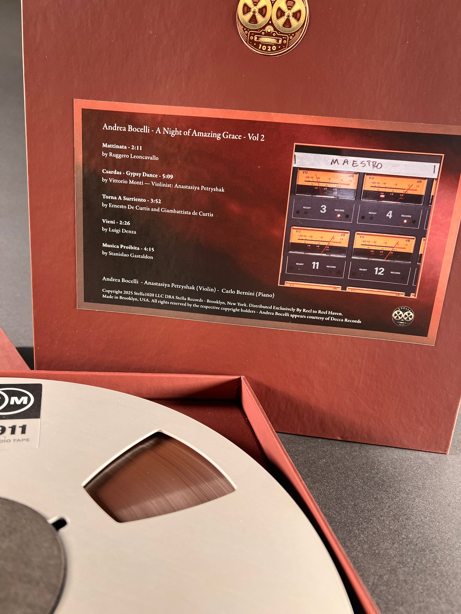 NEW Andrea Bocelli  - Master Tape Copy